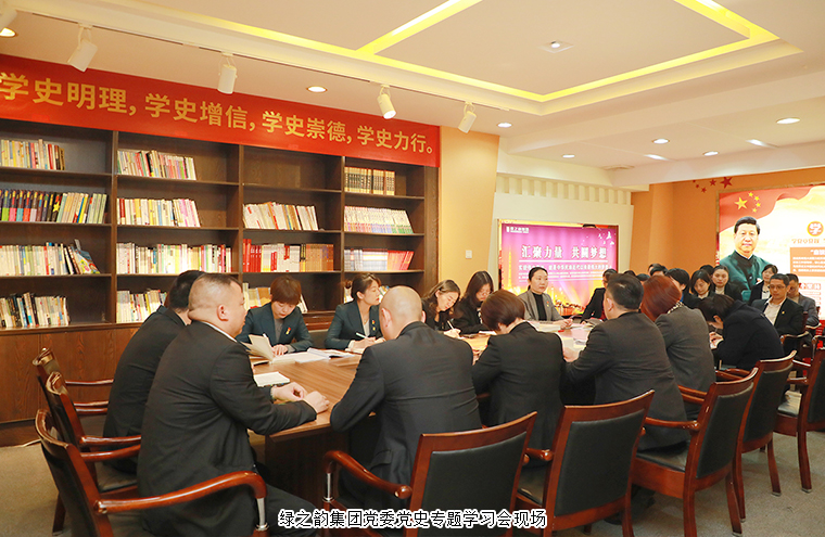 綠之韻集團黨委舉行“奮斗百年路·啟航新征程”黨史專題學(xué)習(xí)會